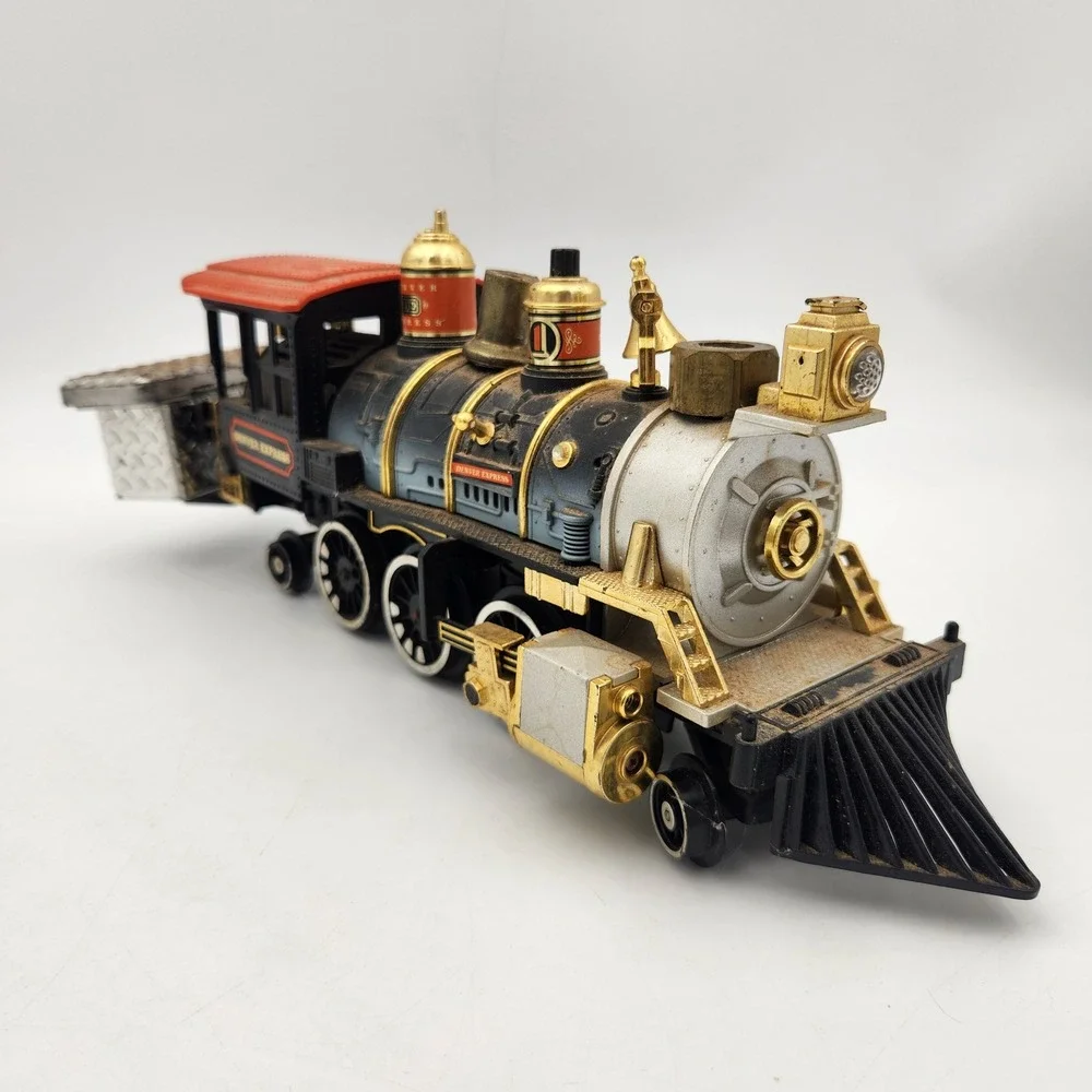 Vintage New Bright Denver Express Train Locomotive Tractor Supply Co Box 1988